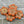 Czech Glass Beads - 14mm Flower Beads - Picasso Beads - Wild Flower Beads - Orange Opaline - 14mm - 6pcs - (2475)