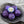 Bicone Beads - Tribal Bicone - Picasso Beads - Purple Beads - Czech Glass Beads - 10pcs - 11mm - (4540)