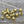 *50* 6mm Antique Gold Bicone Spacer Beads