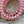 Czech Glass Beads - Rondelle Beads - Pink Beads - Etched Glass Beads - Fire Polished Beads - Czech Picasso Beads - 25pcs - 6x8mm - (2698)