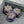 Flower Beads - Czech Glass Beads - Picasso Beads - Wild Flower Beads - Purple Beads - 14mm - 6pcs - (2912)