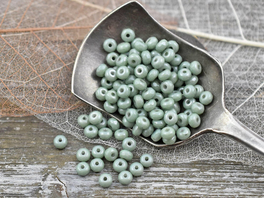 Czech Glass Beads - Micro Spacers - Spacer Beads - Glass Spacers - 2x3mm - 100pcs - (5480)