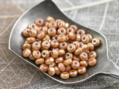 Czech Glass Beads - Micro Spacers - Spacer Beads - Glass Spacers - 2x3mm - 100pcs - (4444)