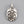 *10* 19x11m Antique Silver Floral Tag Charms