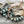 Czech Glass Beads - Roller Beads - Rondelle Beads - Large Hole Beads - Picasso Beads - 3mm Hole Beads - 5x8mm - 10pcs - (1635)