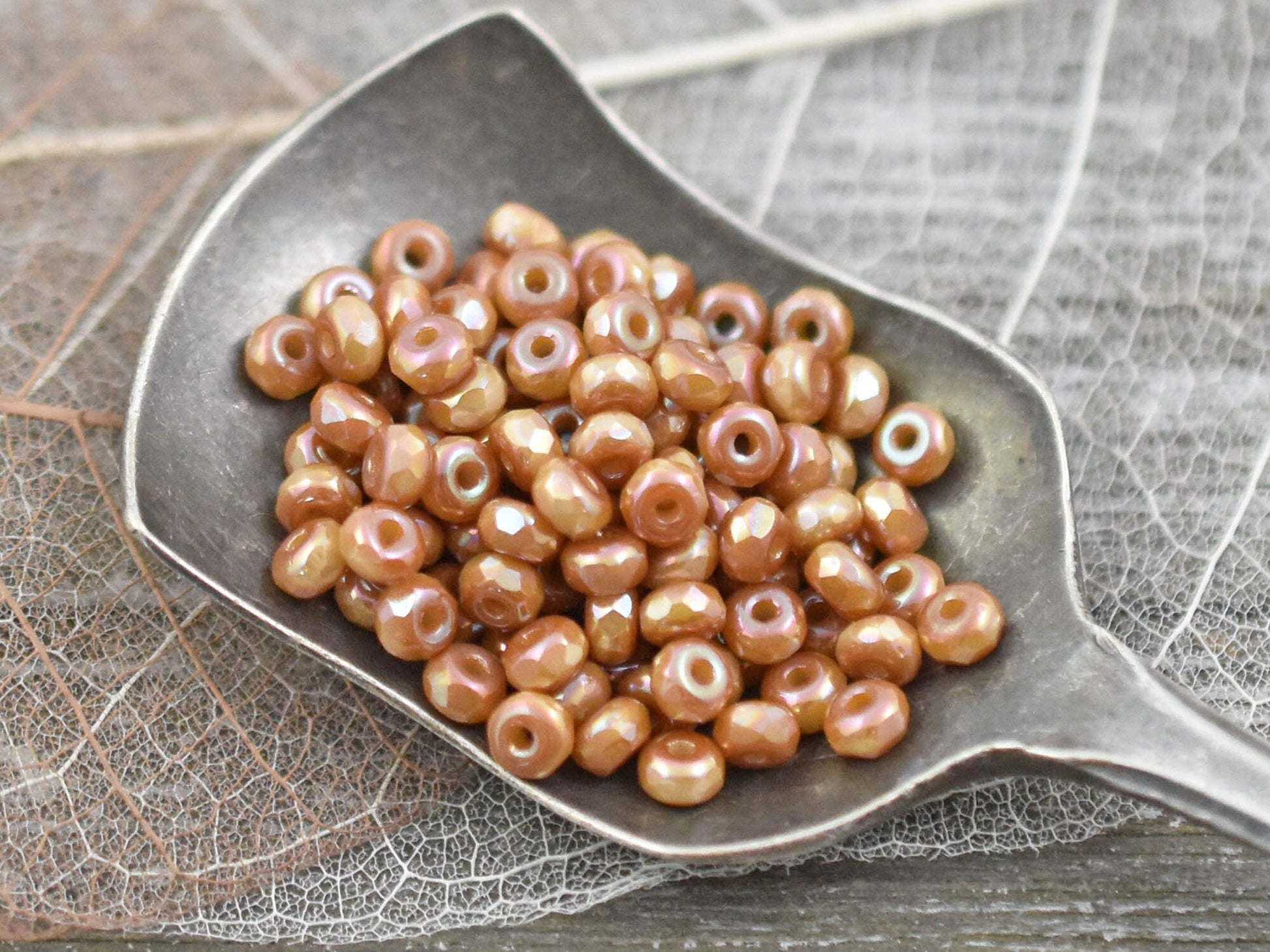 Czech Glass Beads - Micro Spacers - Spacer Beads - Glass Spacers - 2x3mm - 100pcs - (4444)