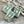 Czech Glass Beads - Matte Beads - Charm Beads - New Czech Bead - Turquoise Beads - 19x13mm - 2pcs - (B374)