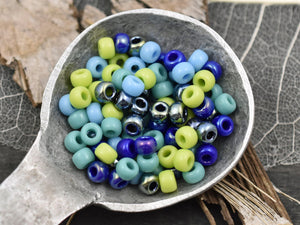 Seed Bead Mix -Size 6 Seed Beads - 6/0 Seed Beads -  Miyuki Beads - Mixed Seed Beads - 5" Tube - 20 grams (A303)