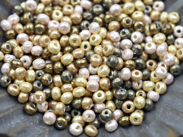 Baroque Pearls - Size 6 Seed Beads - 6/0 Seed Beads - Miyuki Beads - Pearl Seed Beads - 4" Tube - 7.6 grams (B536)
