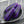 Czech Glass Beads - Melon Beads - Picasso Beads - Tear Drop Beads - Purple Beads - 22x11mm - 2pcs - (4990)