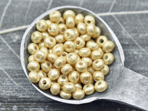 Baroque Pearls - Cream Seed Beads - 6/0 Seed Beads - Spacer Beads - Miyuki Beads - Pearl Seed Beads - 4" Tube - 7.6 grams (3399)