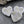 Heart Beads - Czech Glass Beads - Heart Pendant - Heart Focal Bead - 22mm - 4pcs - (B209)