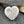 Heart Beads - Czech Glass Beads - Heart Pendant - Heart Focal Bead - 22mm - 4pcs - (5123)