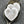 Heart Beads - Czech Glass Beads - Heart Pendant - Heart Focal Bead - 22mm - 4pcs - (5123)