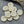 Flower Beads - Czech Glass Beads - Picasso Beads - Coin Beads - Aster Flower - 12mm - 15pcs (5734)