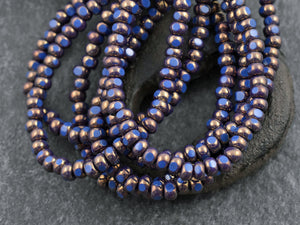 Czech Glass Beads - Size 6 Seed Beads - Trica Beads - Seed Beads - 4mm Beads - 4x3 - 50pcs - (1583)