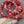 Czech Glass Beads - 8mm Melon Beads - Faceted Melon - Red Beads - Round Beads - 8mm - 20pcs (3488)