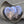 Heart Beads - Czech Glass Beads - Focal Beads - Heart Pendant - Heart Charms - 18mm - 4pcs - (2585)