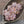 Flower Beads - Czech Glass Beads - Picasso Beads - Pink Beads - 11mm - 10pcs - (3609)