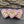 Heart Beads - Czech Glass Beads - Pink Heart Bead - Picasso Beads - 14x16mm - 6pcs - (1810)