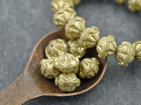 Czech Glass Beads - Picasso Beads - Saturn Beads - Chunky Beads - Large Glass Beads - 10x13mm - 10pcs - (1786)